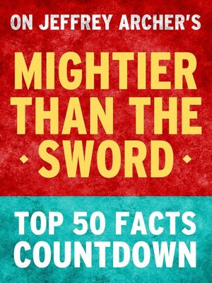 cover image of Mightier Than the Sword